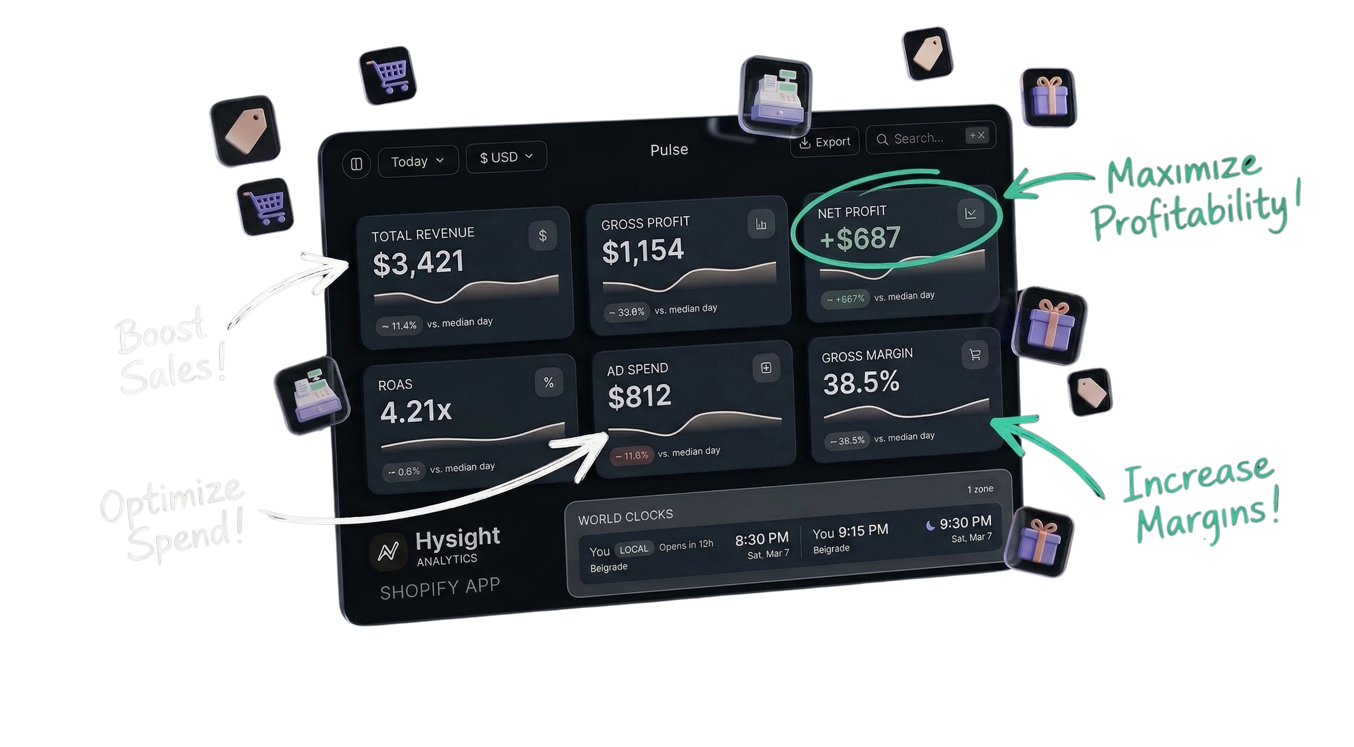 Hysight product interface
